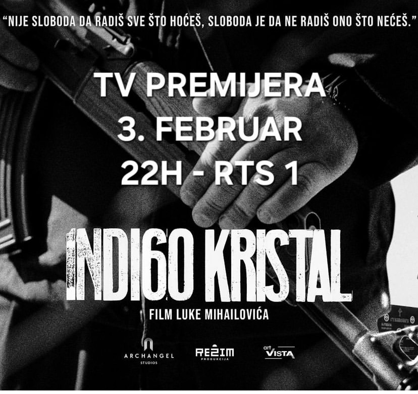 Naša sugradjanka Dragana Radojević u filmu  ,,INDIGO KRISTAL”. Premijera 3. februara od 22h na RTS 1
