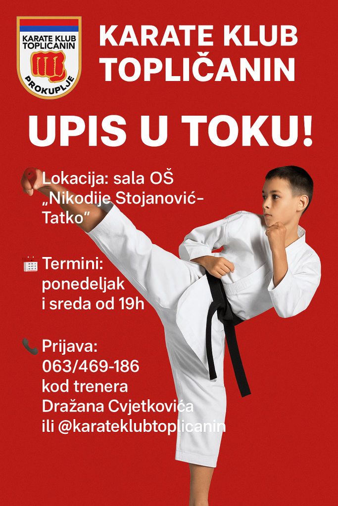UPIS U TOKU !!!